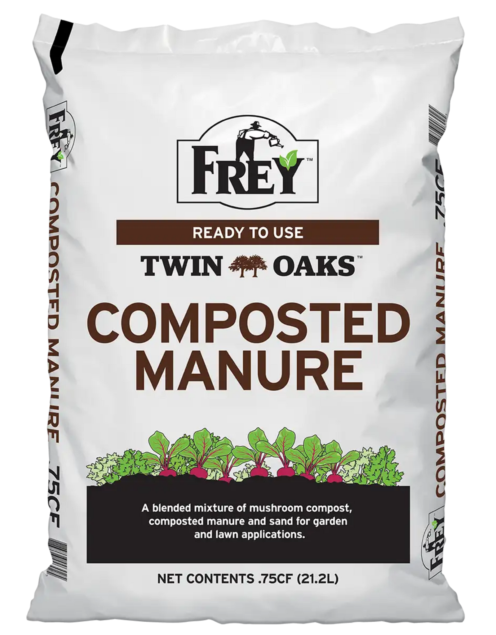 Frey Group Soils Frey Twin Oaks Composted Manure - .75 Cubic Feet