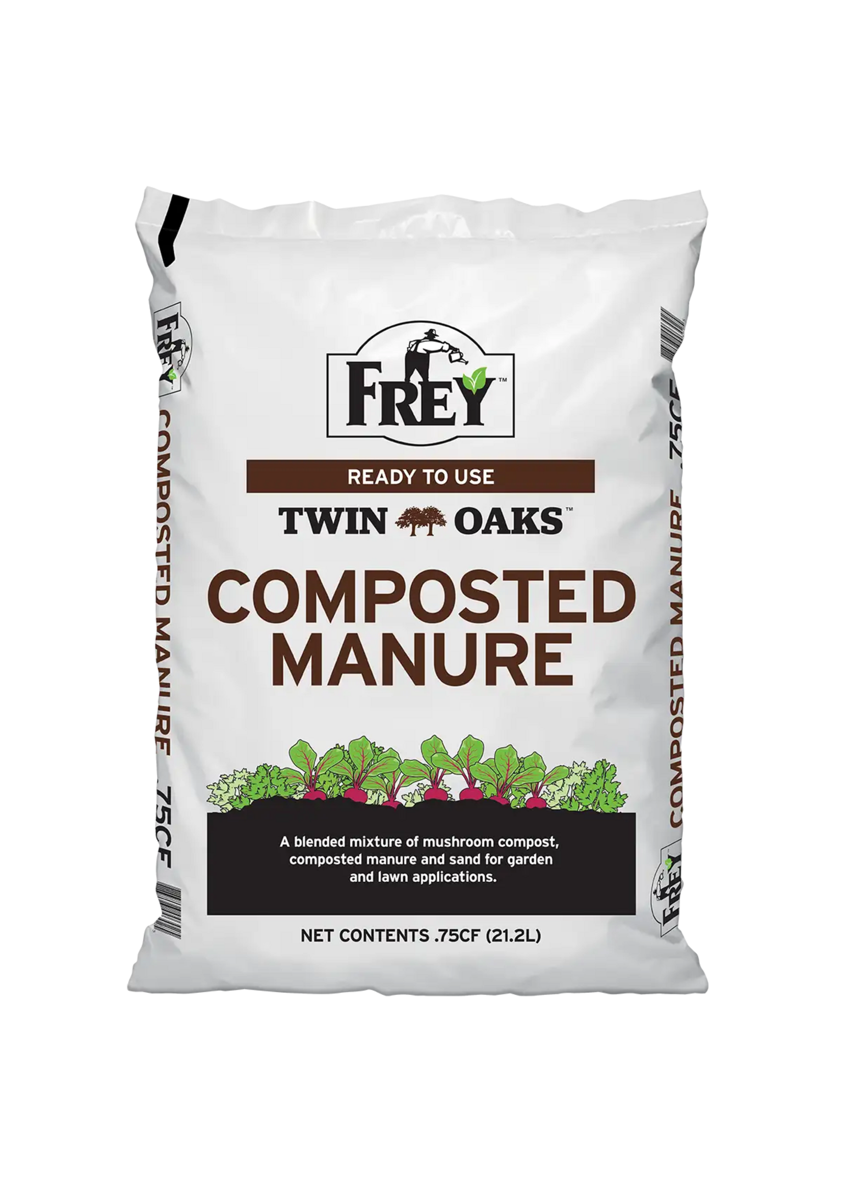 Frey Group Soils Frey Twin Oaks Composted Manure - .75 Cubic Feet