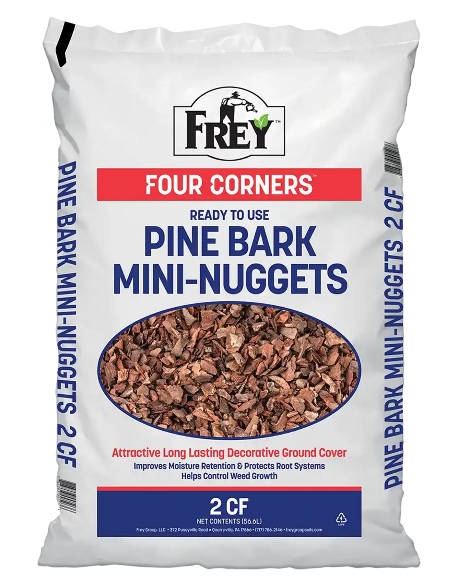 Frey Group Soils Frey Four Corners Pine Bark Mini Nuggets Mulch - 2 Cubic Feet