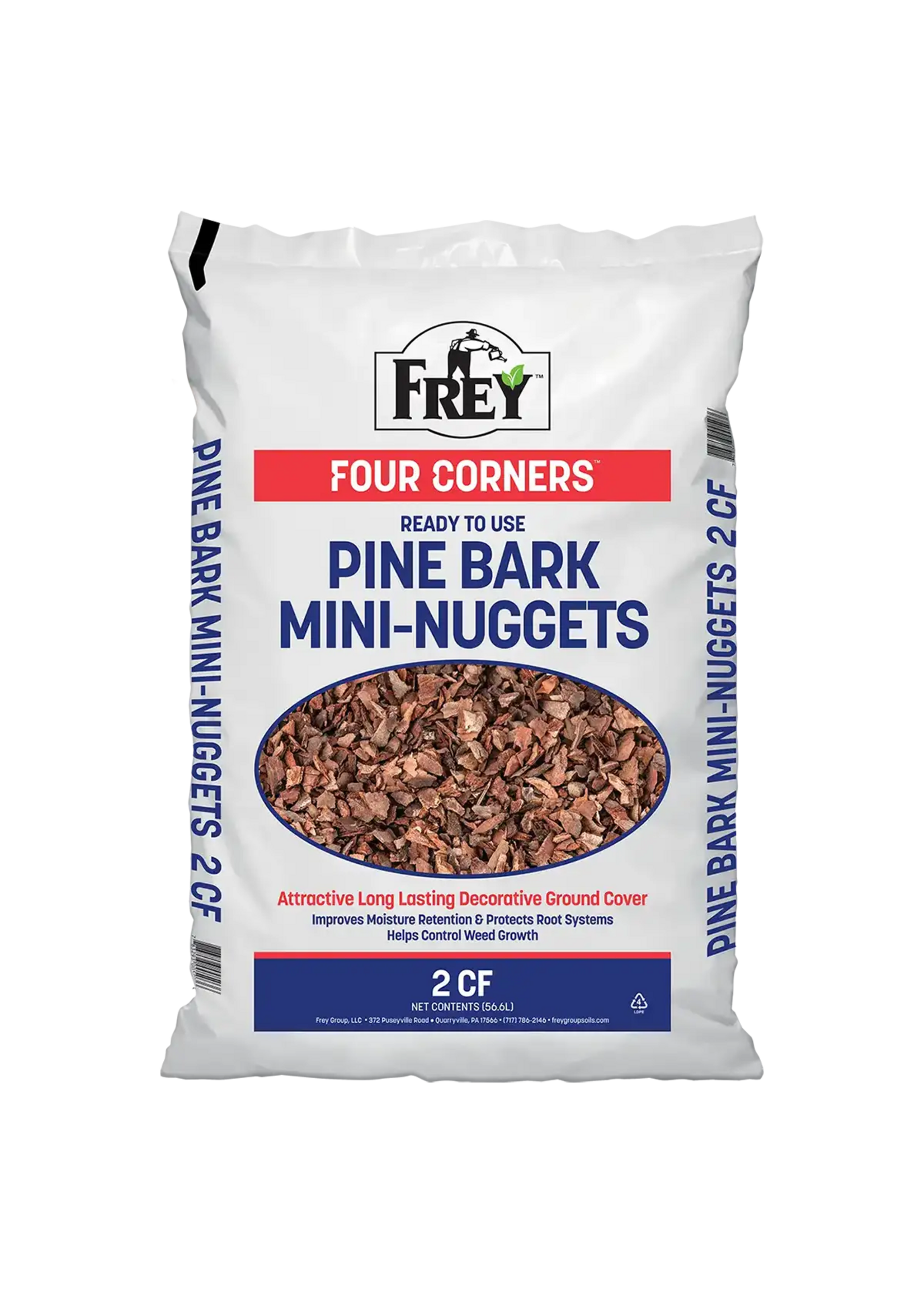 Frey Group Soils Frey Four Corners Pine Bark Mini Nuggets Mulch - 2 Cubic Feet