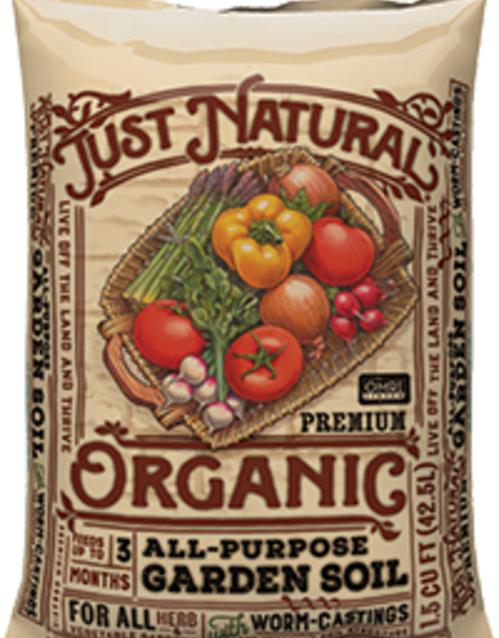 Jolly Gardener Just Natural Organic All-Purpose Garden Soil - 1.5 cu ft