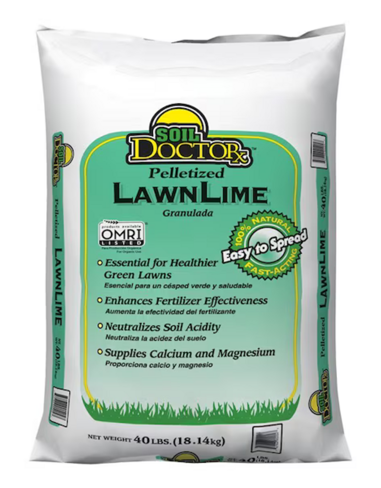 Old Castle Soil Doctor Pelletized Lawn Limestone - 40 lbs.