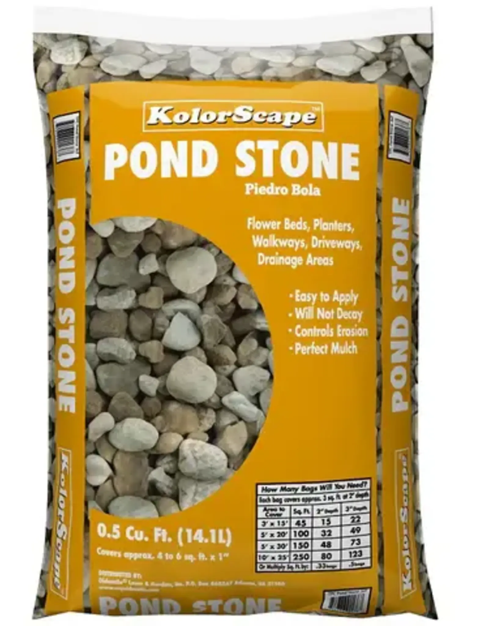 Old Castle KolorScape Pond Stone - 0.5 cu ft