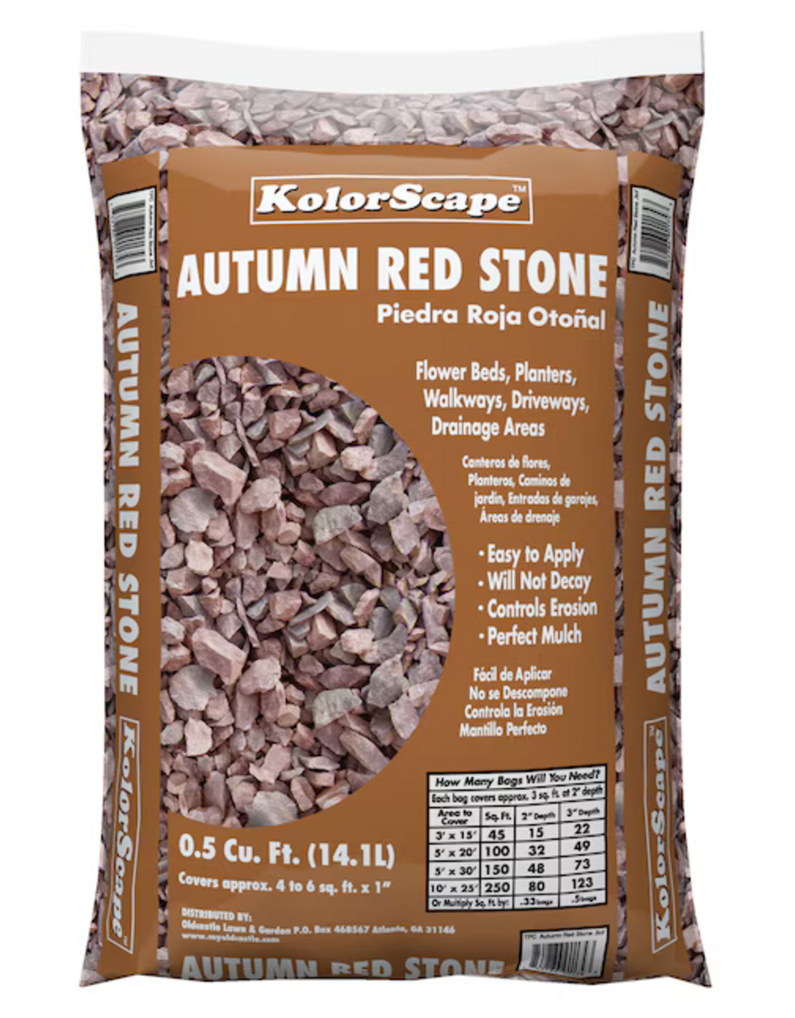 Old Castle KolorScape Autumn Red Stone - 0.5 cu ft