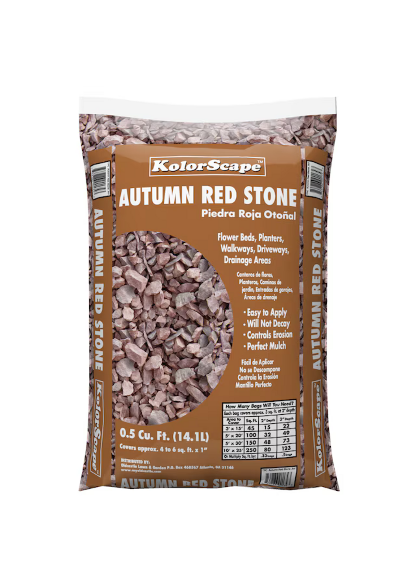 Old Castle KolorScape Autumn Red Stone - 0.5 cu ft