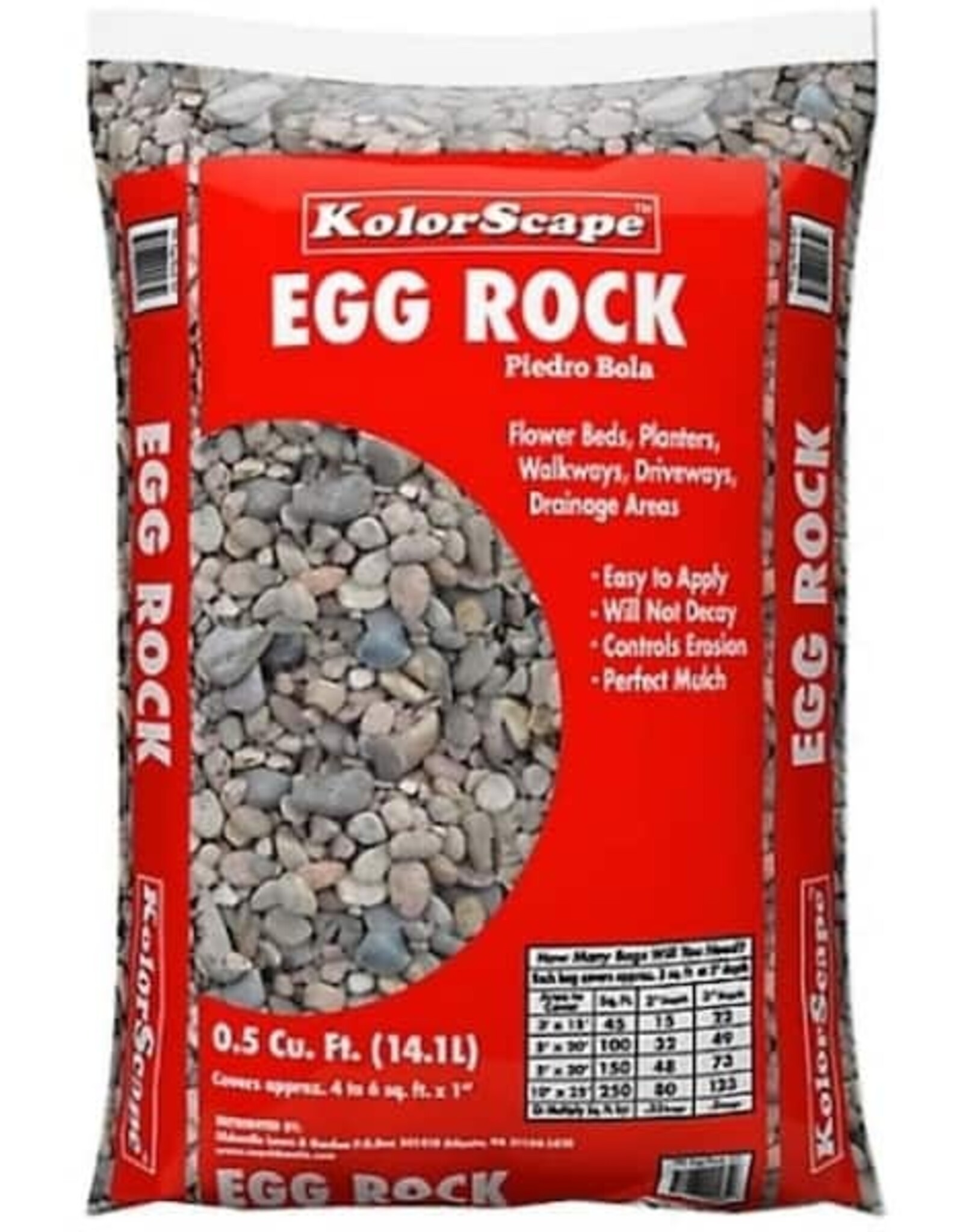 Old Castle KolorScape Egg Rock - Stone-  0.5 cu ft
