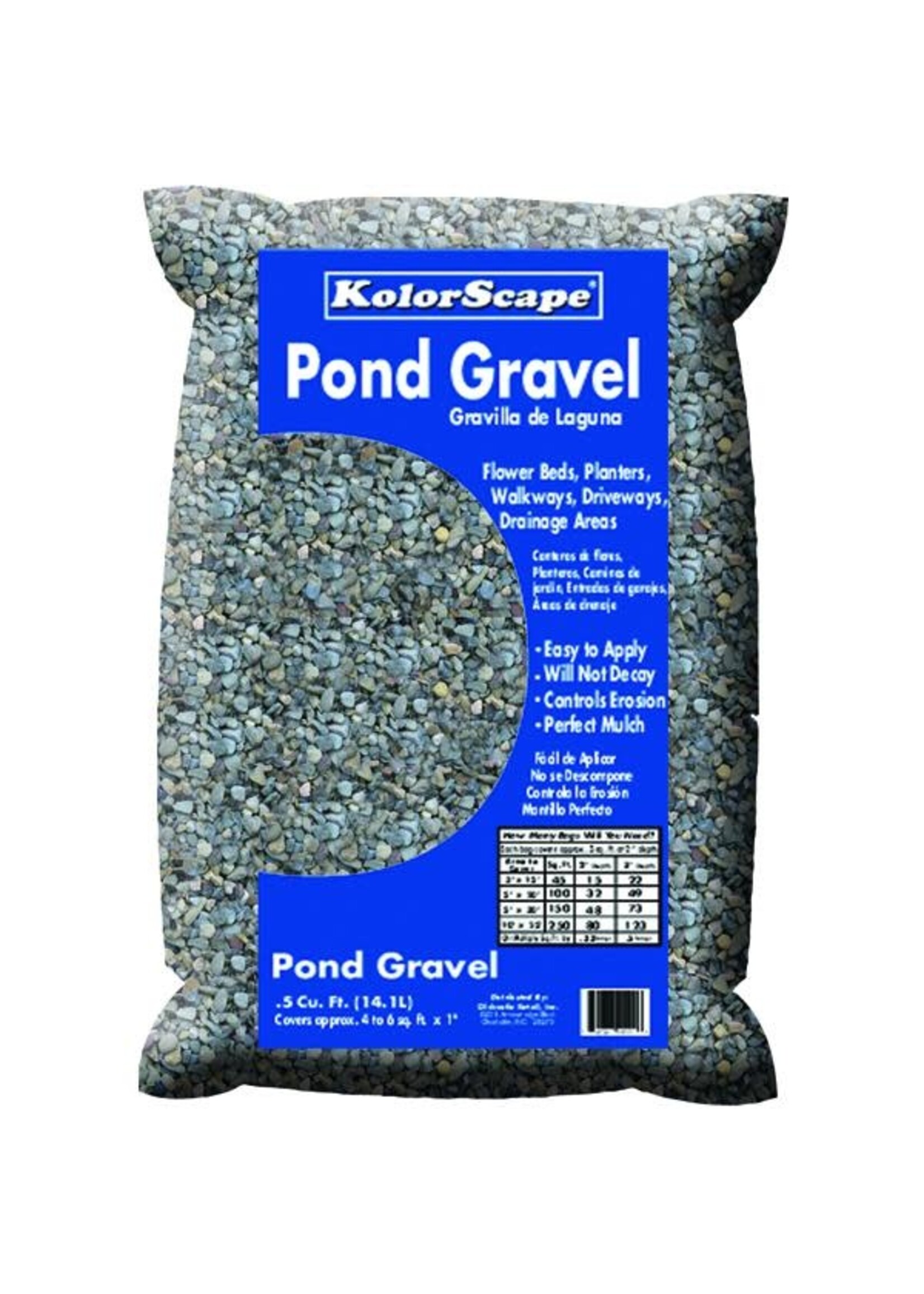 Old Castle KolorScape Pond Gravel - Stone - 0.5 cu ft