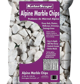 Old Castle KolorScape Alpine White Marble Chips - Stone - 0.5 cu ft