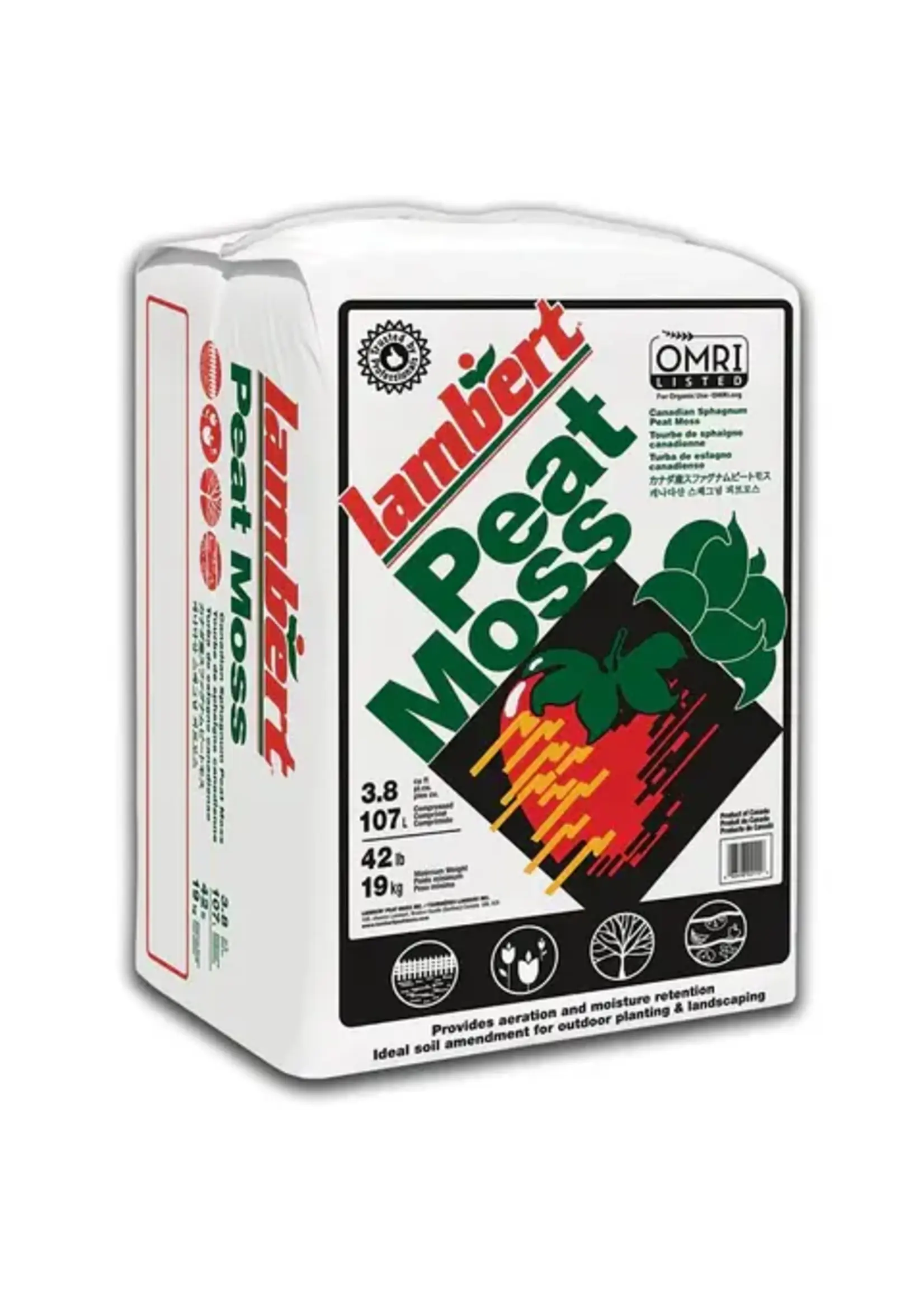 Lambert Lambert Canadian Sphagnum Organic Peat Moss - 3.8 cu ft, 42 lb.