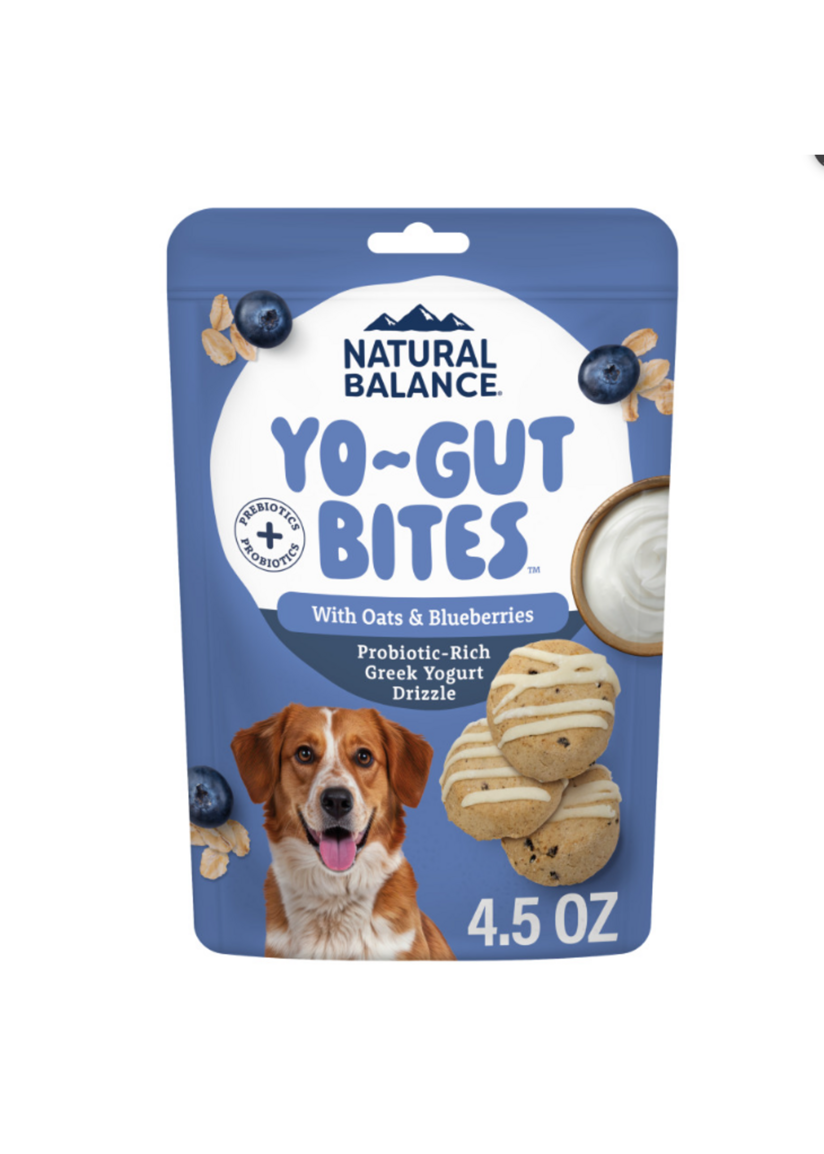 Natural Balance Natural Balance Yo-Gut Bites Oats & Blueberries Dog Treats - 4.5 oz
