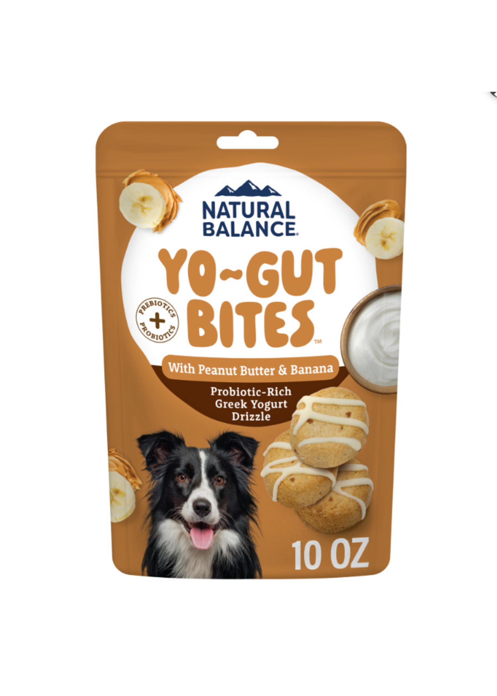 Natural Balance Natural Balance Yo-Gut Bites Peanut Butter & Banana Dog Treats - 10 oz