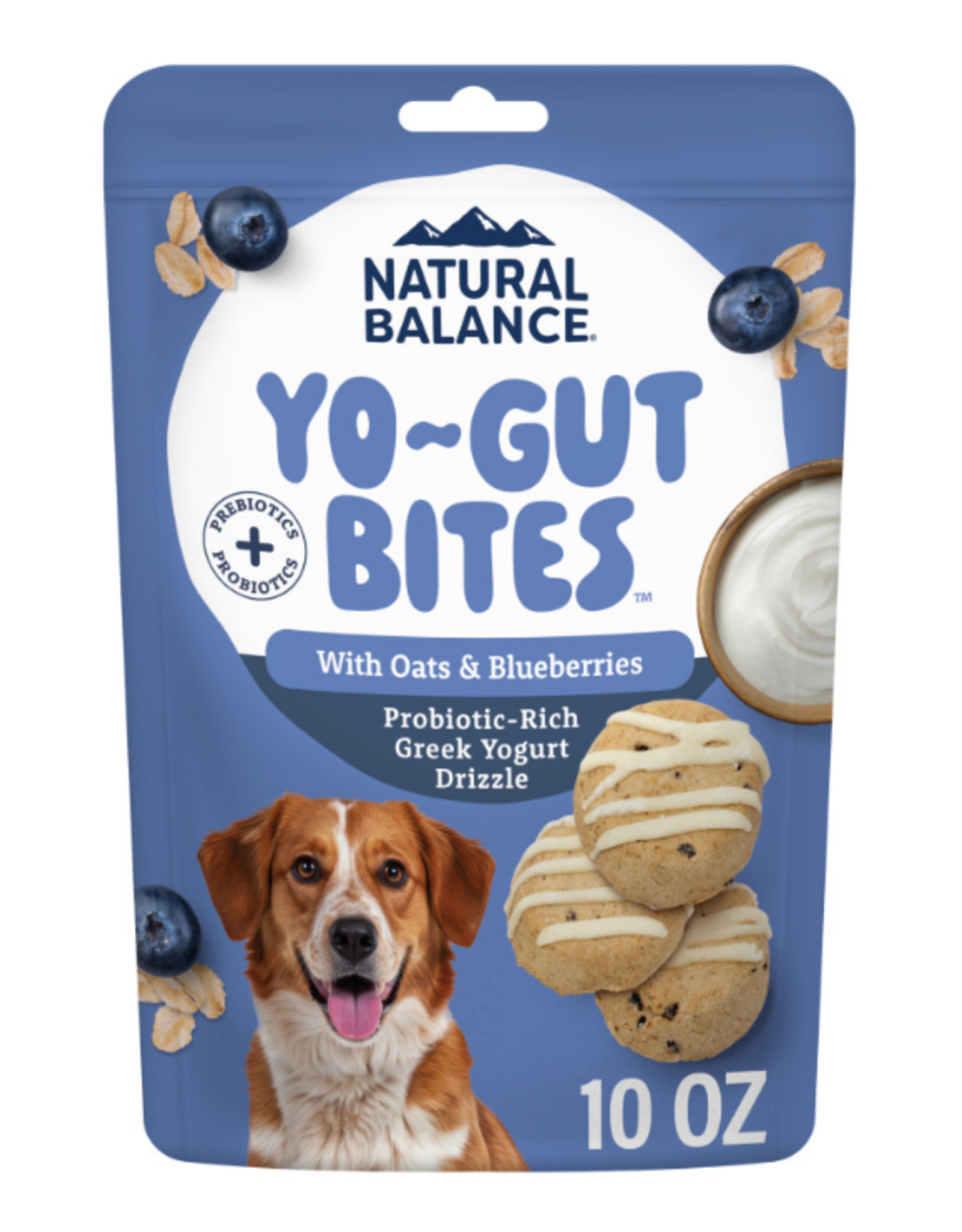 Natural Balance Natural Balance Yo-Gut Bites Oats & Blueberries 10oz