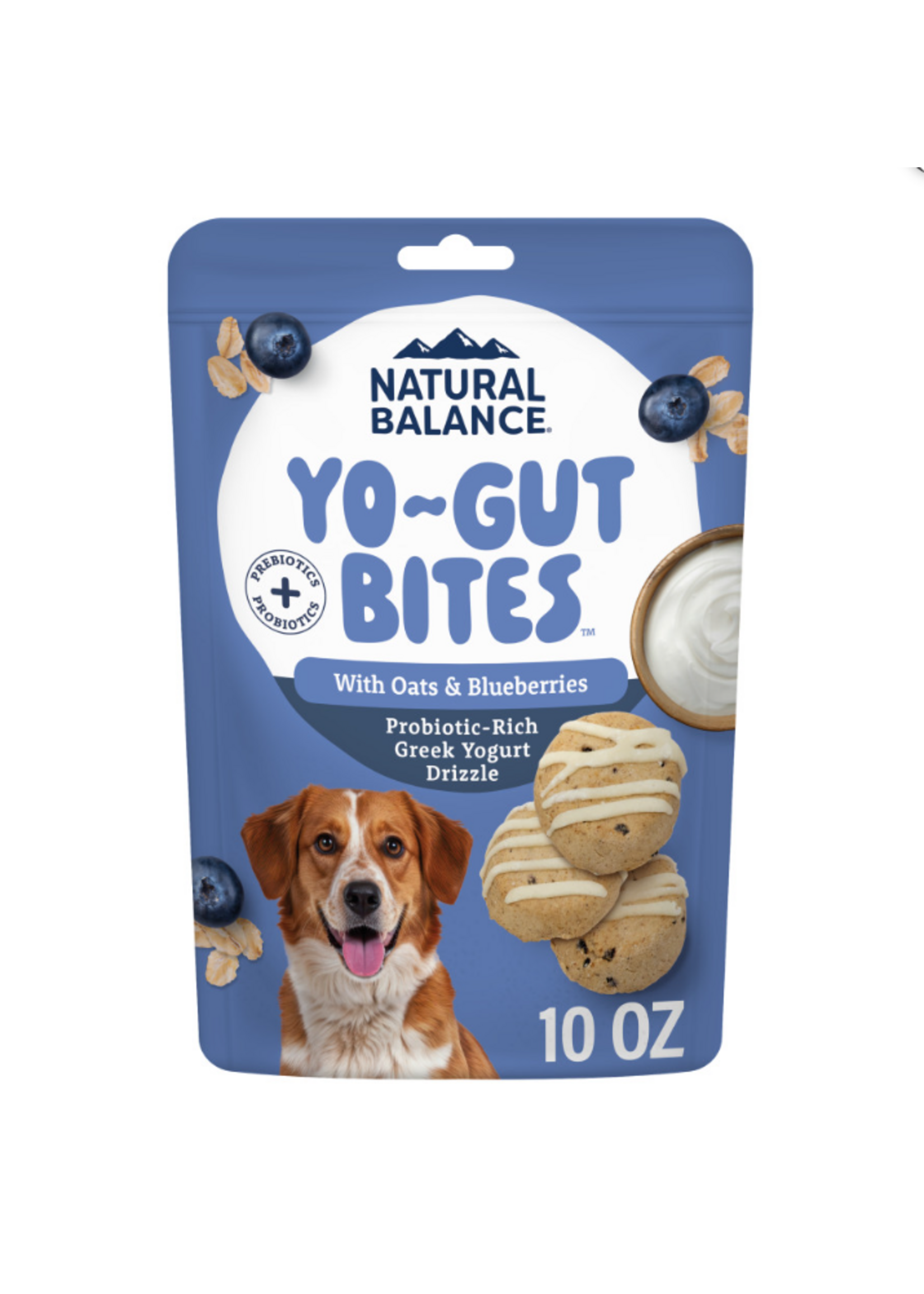 Natural Balance Natural Balance Yo-Gut Bites Oats & Blueberries Dog Treats - 10 oz