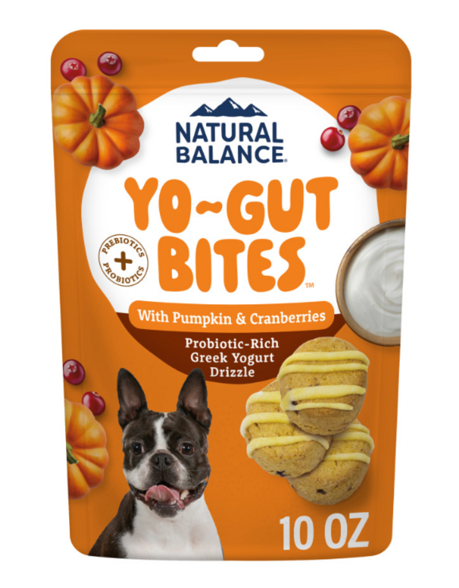 Natural Balance Natural Balance Yo-Gut Bites Pumpkins & Cranberry 10oz