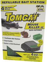 Tomcat Tomcat Mouse Killer Refillable Bait Station with 4-Count Refill