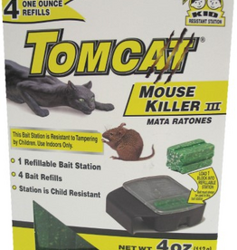 Tomcat Tomcat Mouse Killer Refillable Bait Station with 4-Count Refill