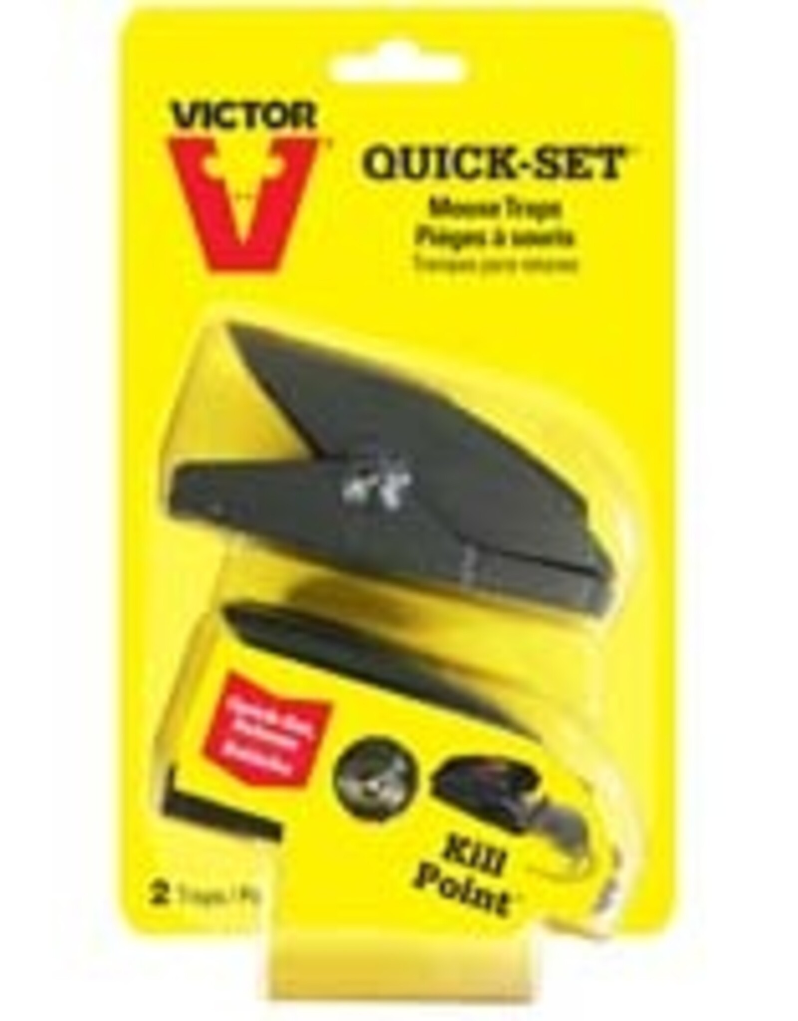 Victor Quick-Set Small Snap Trap for Mice - 2 pack