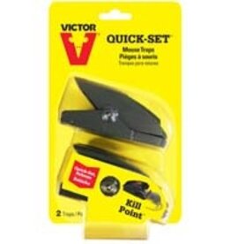 Victor Quick-Set Small Snap Trap for Mice - 2 pack