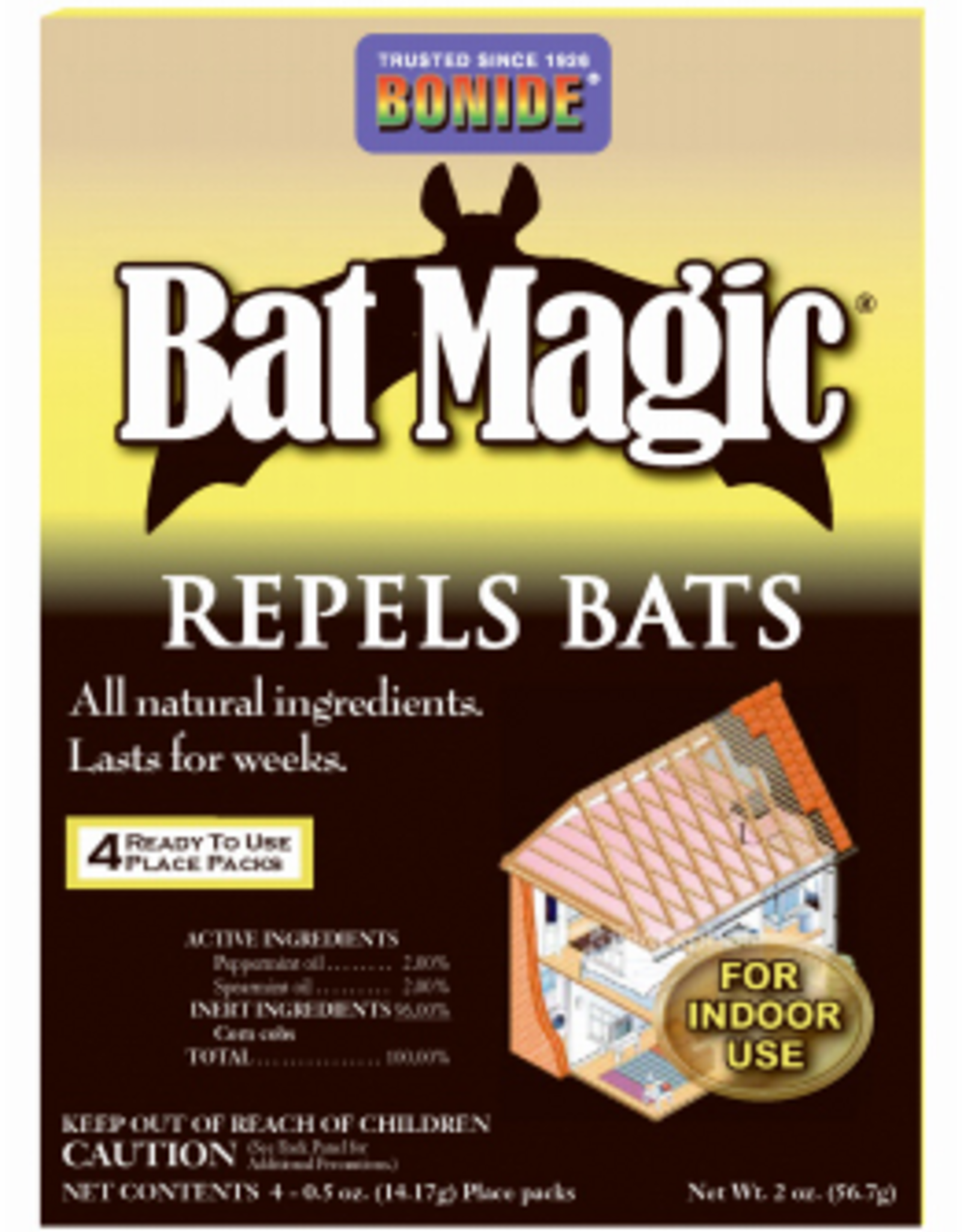 Bonide Magic Bat Repellent - 4 Pack