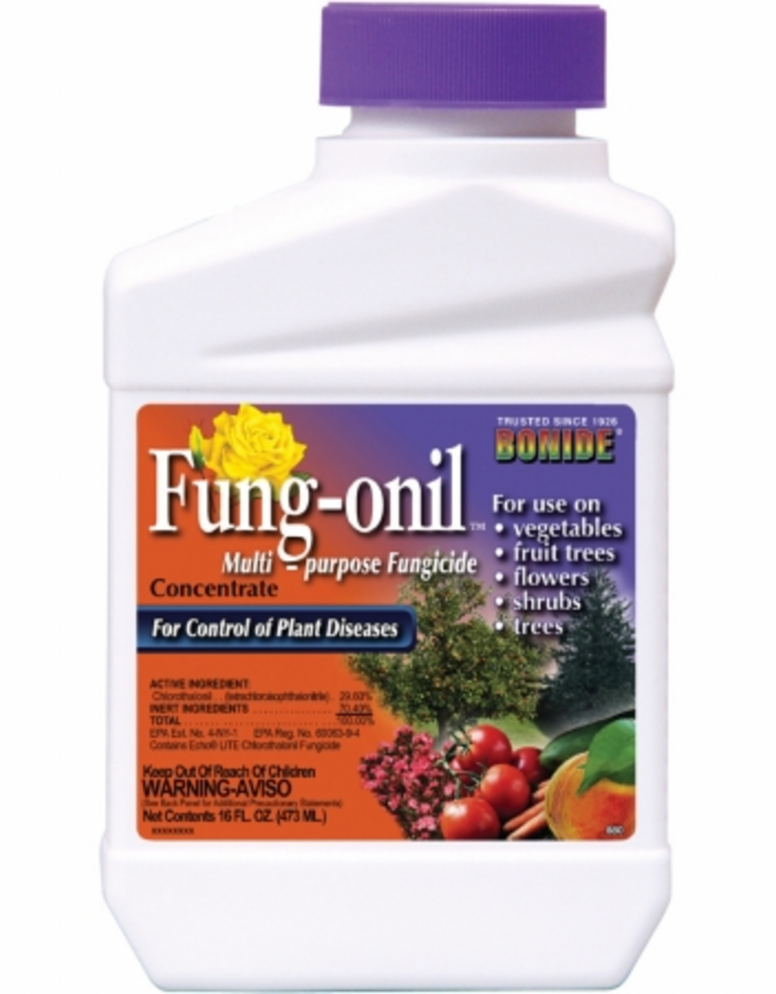 BONIDE FUNG-ONIL MULTI-PURPOSE FUNGICIDE 16OZ