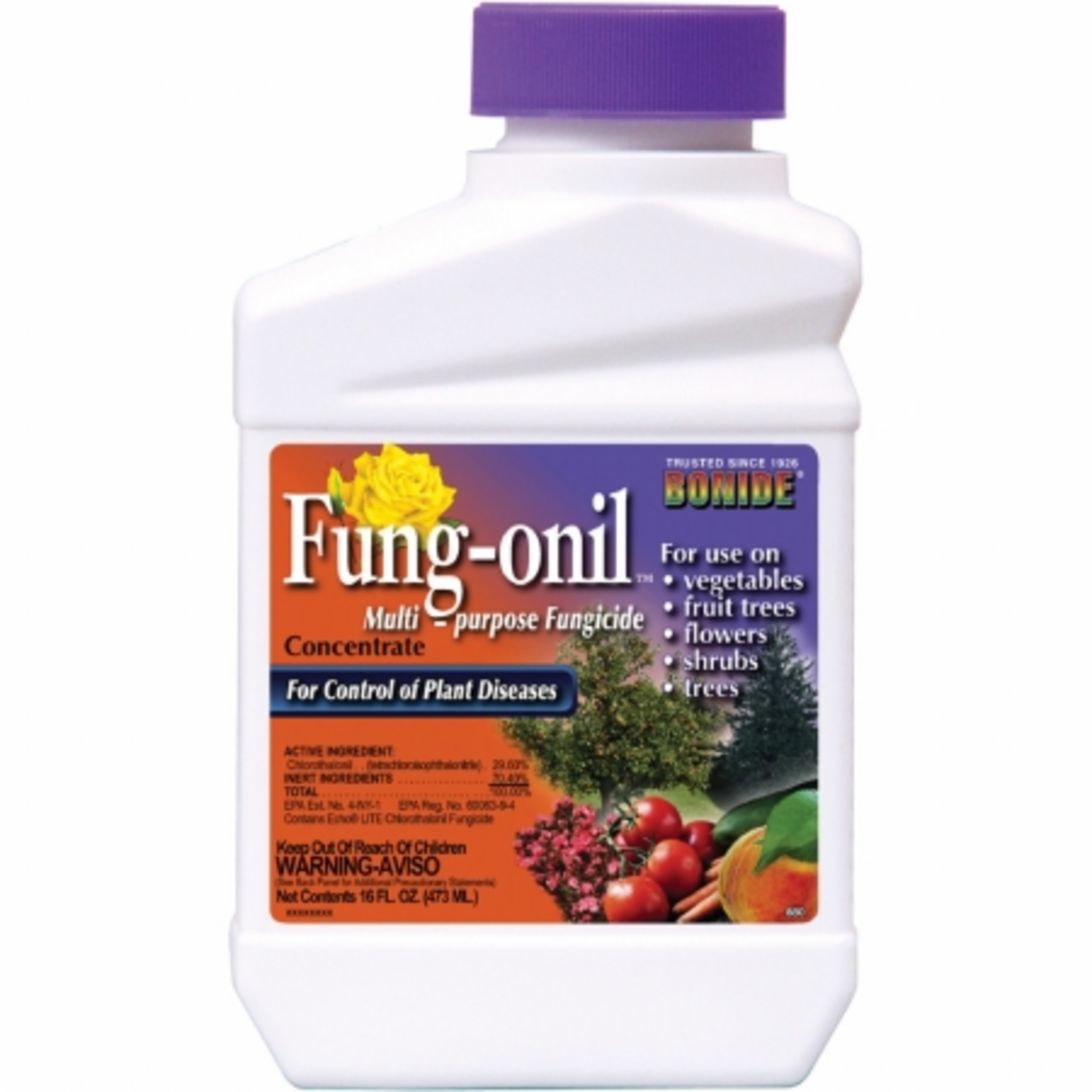 BONIDE FUNG-ONIL MULTI-PURPOSE FUNGICIDE 16OZ
