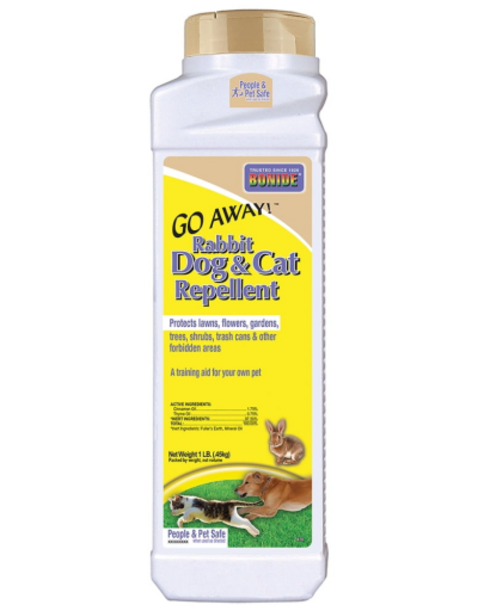 Bonide Go Away! 1 lb Rabbit  Dog & Cat Repellent Granules Ready-to-Use