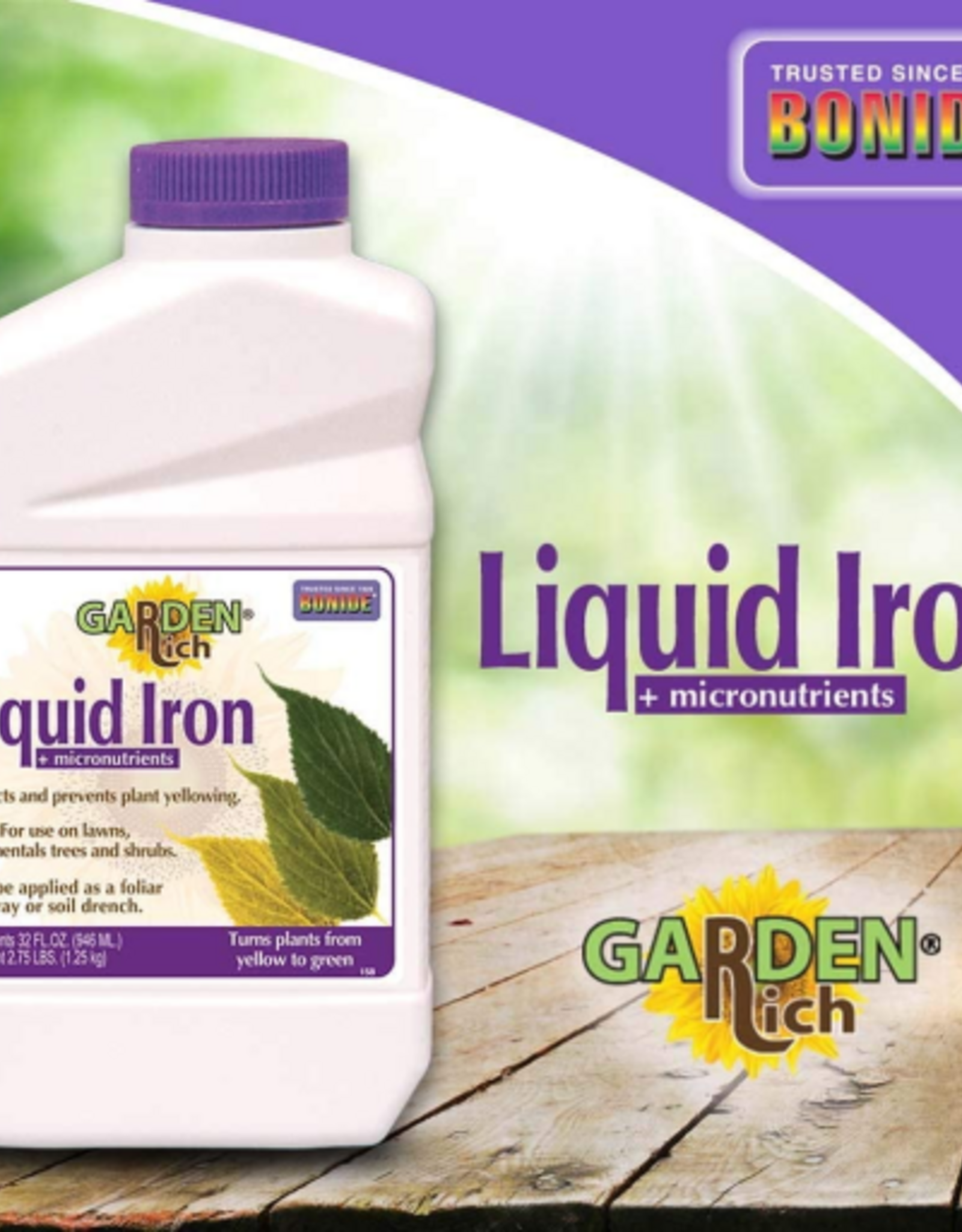 Bonide Liquid Iron Plus - 1 Quart