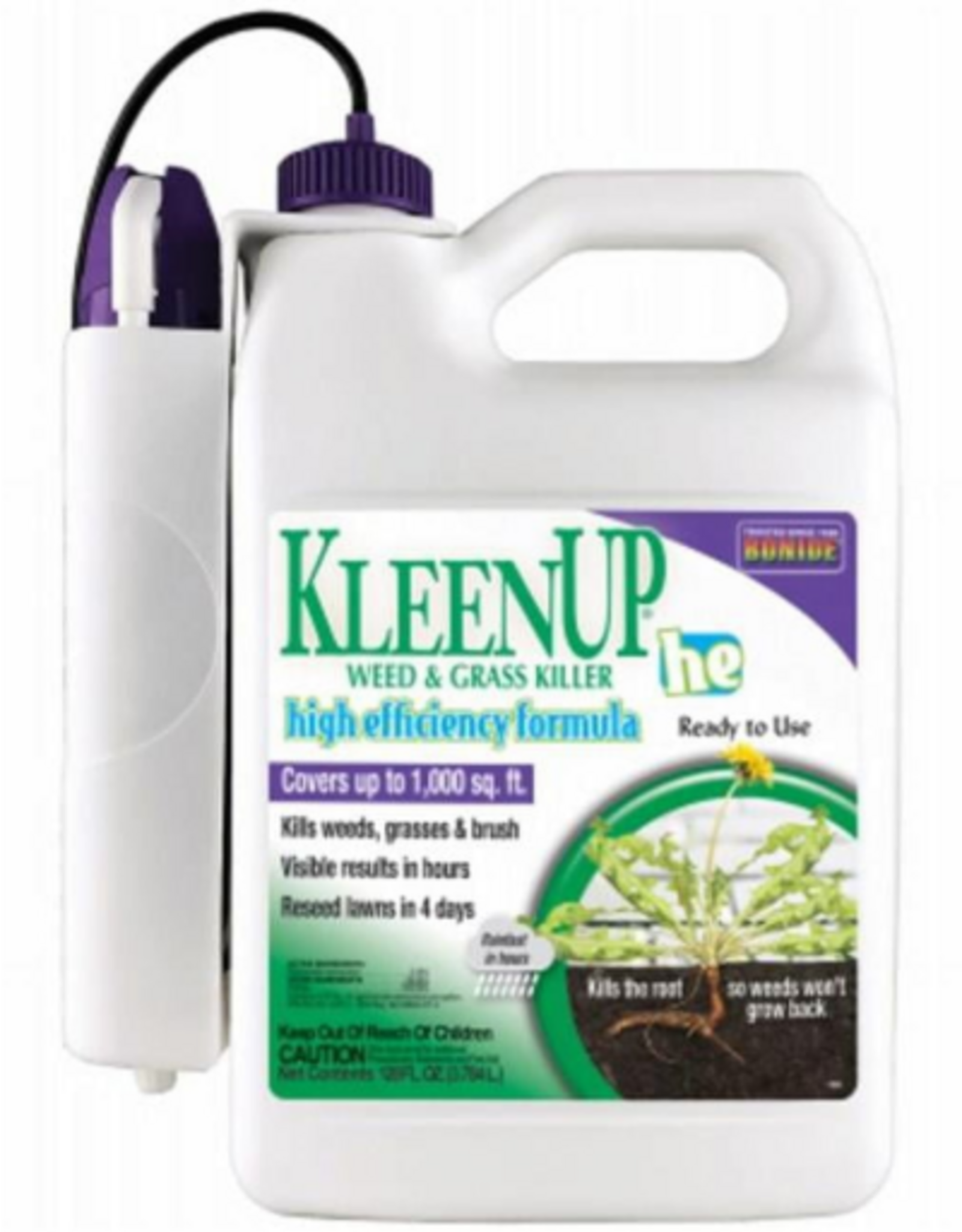 Bonide Kleenup High Efficiency Formula Wand Sprayer Weed & Grass Killer - 1 gallon