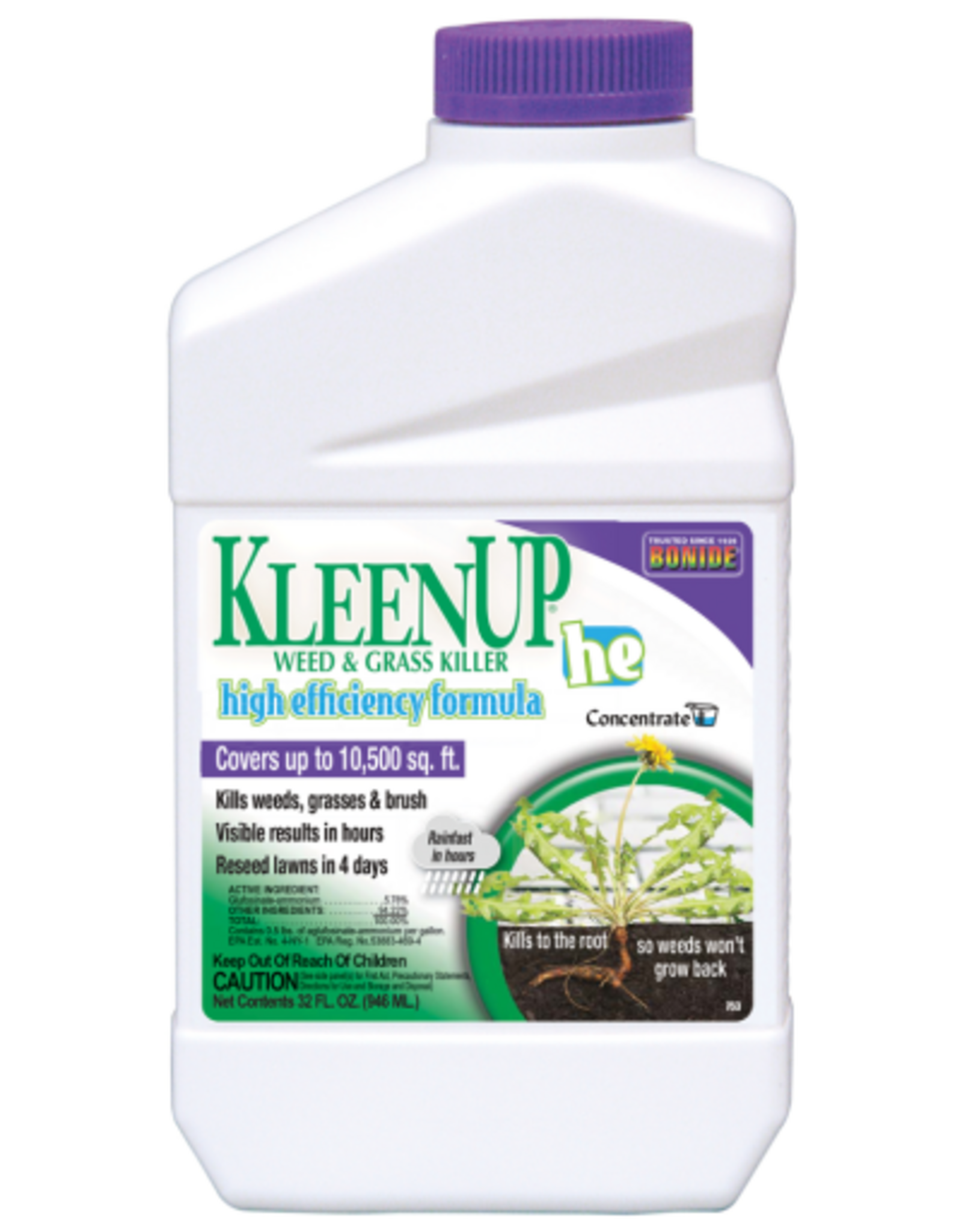 Bonide KleenUP Concentrate Weed & Grass Killer High Efficiency Formula - 32 Oz.