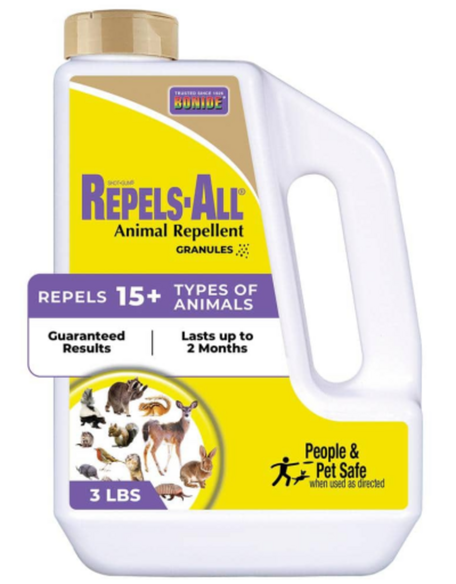 Bonide Repels All Animal Repellent Granules RTS - 3 lb