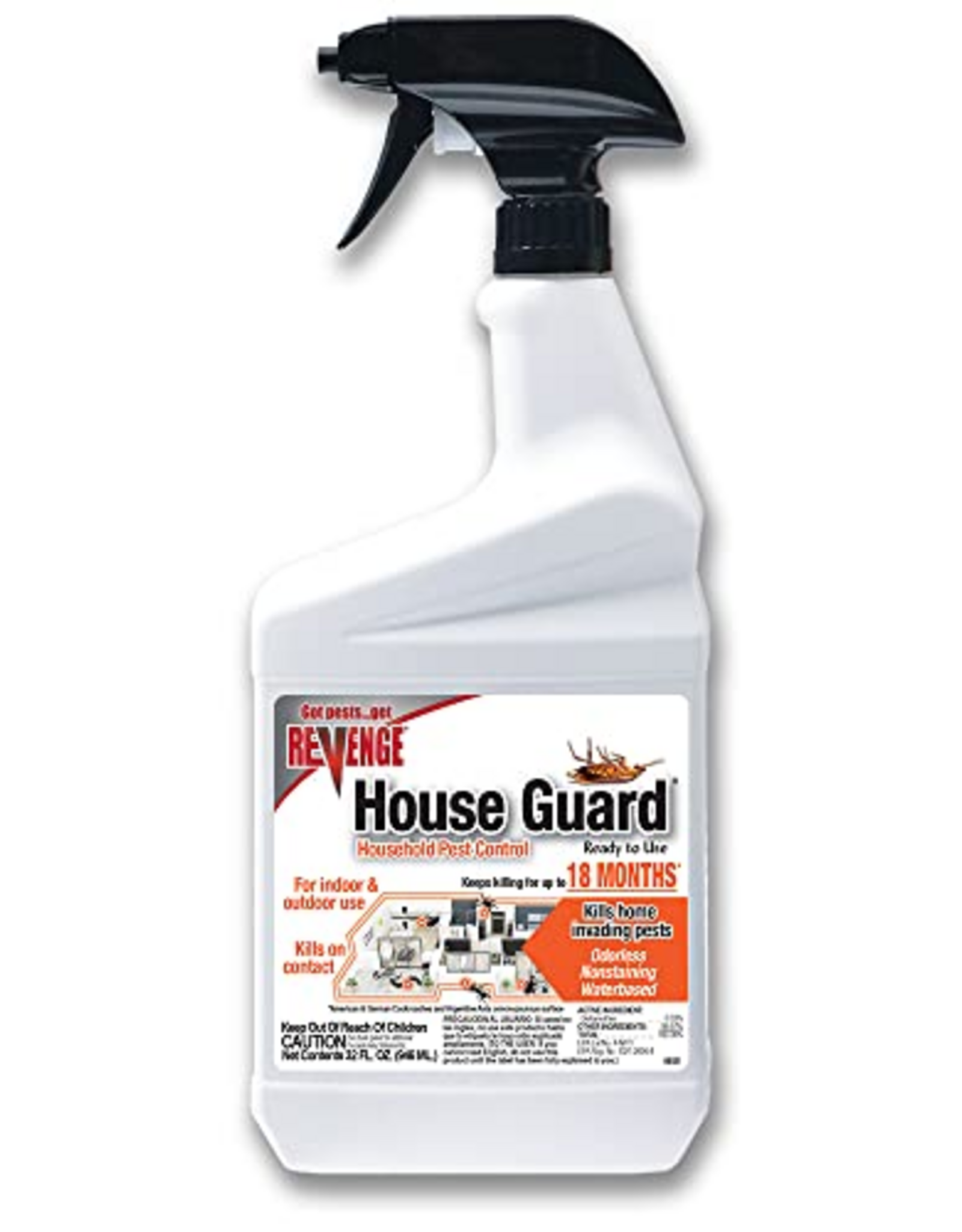 BONIDE Revenge House Guard Pest Control, 32 Oz Ready-to-Use Spray