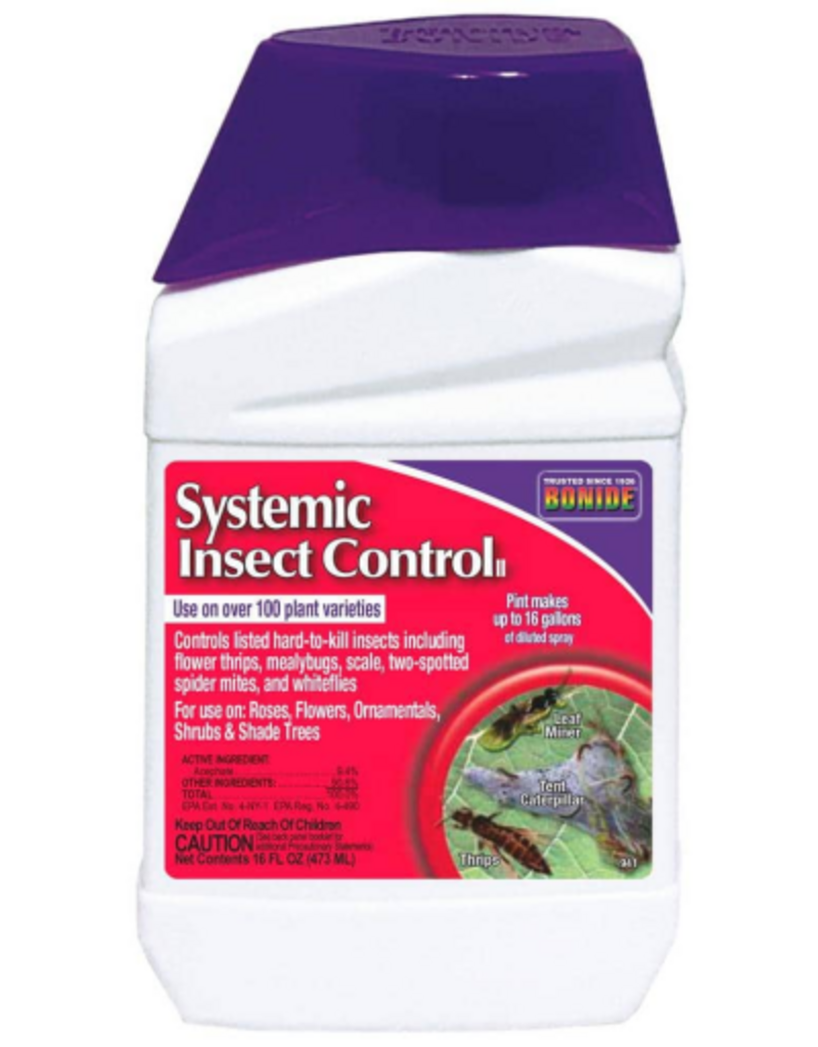 BONIDE SYSTEMIC INSECT CONTROL CONC 16OZ