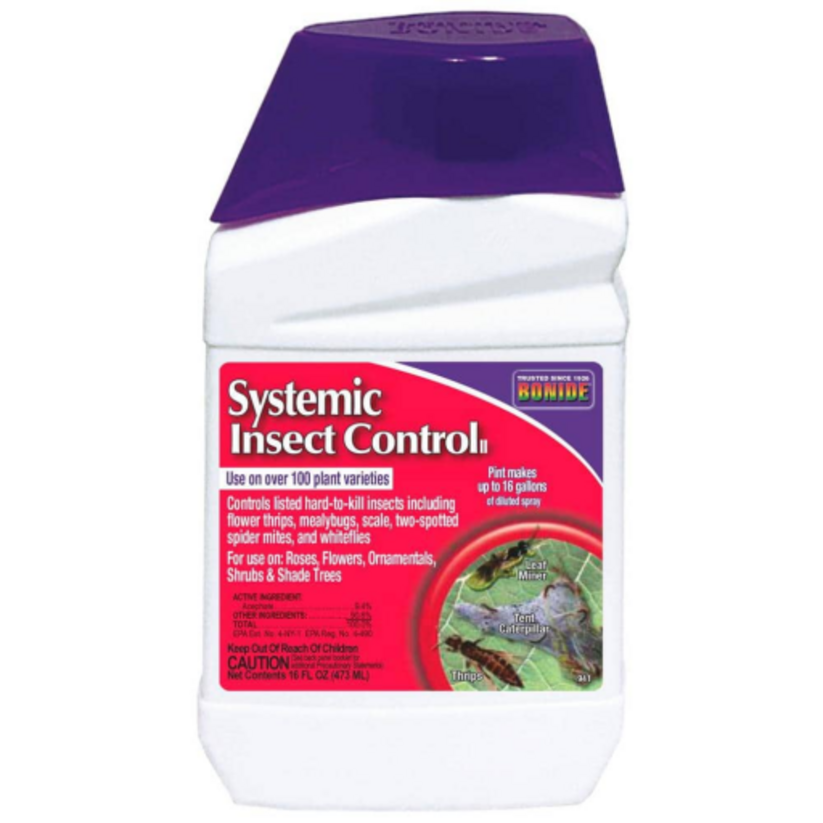 BONIDE SYSTEMIC INSECT CONTROL CONC 16OZ