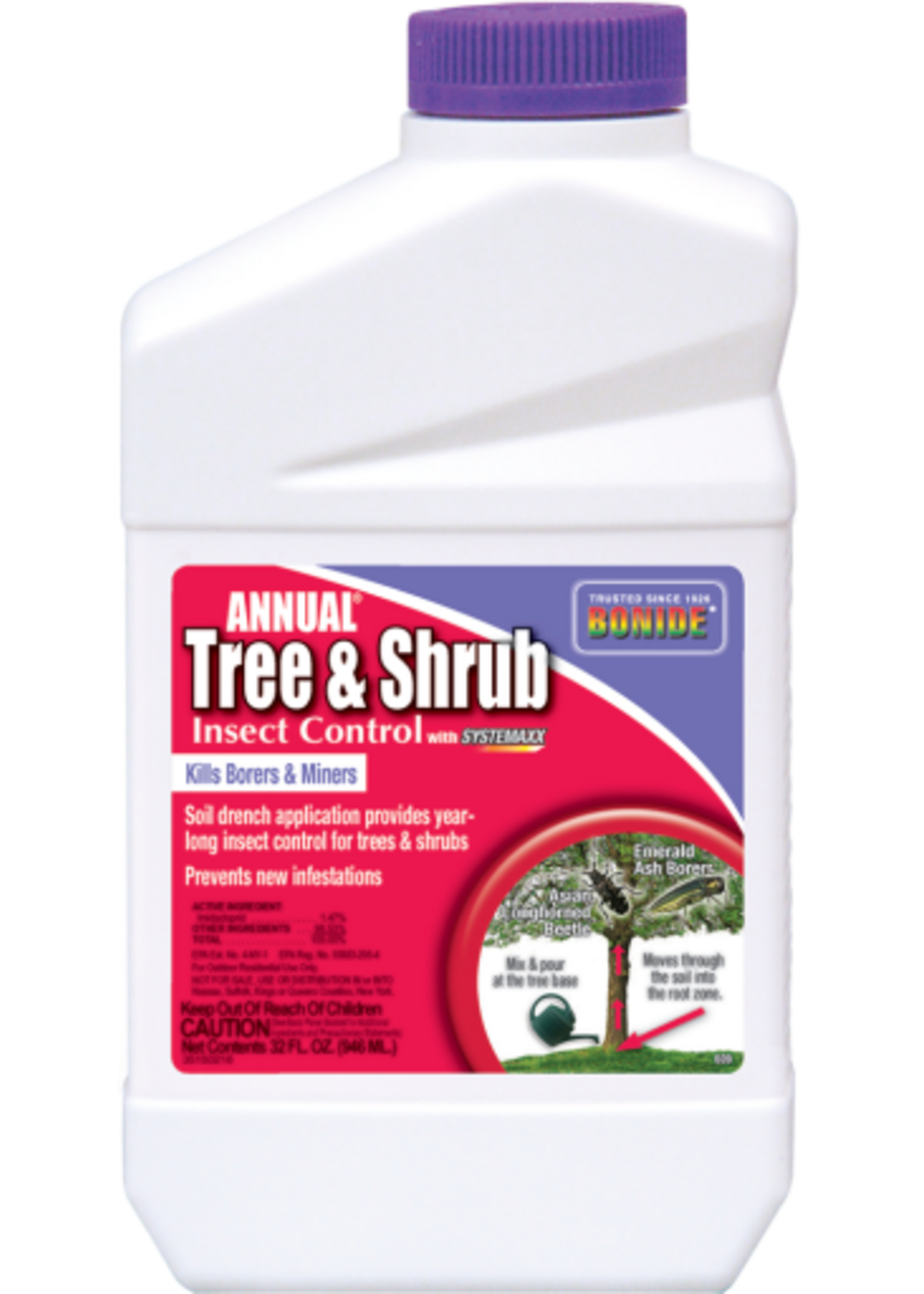 BONIDE ANNUAL TREE & SHRUB CONC 32OZ