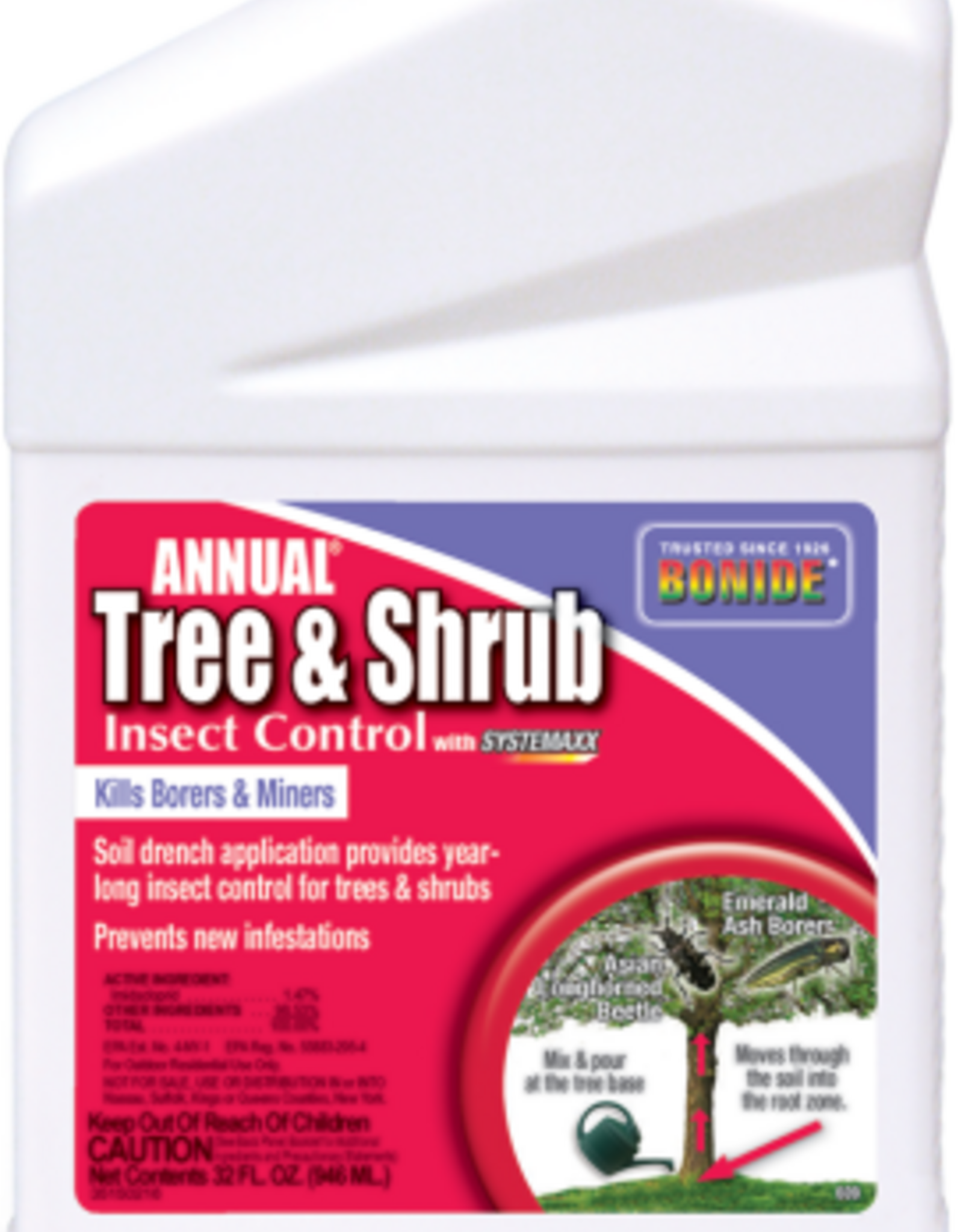 BONIDE ANNUAL TREE & SHRUB CONC 32OZ