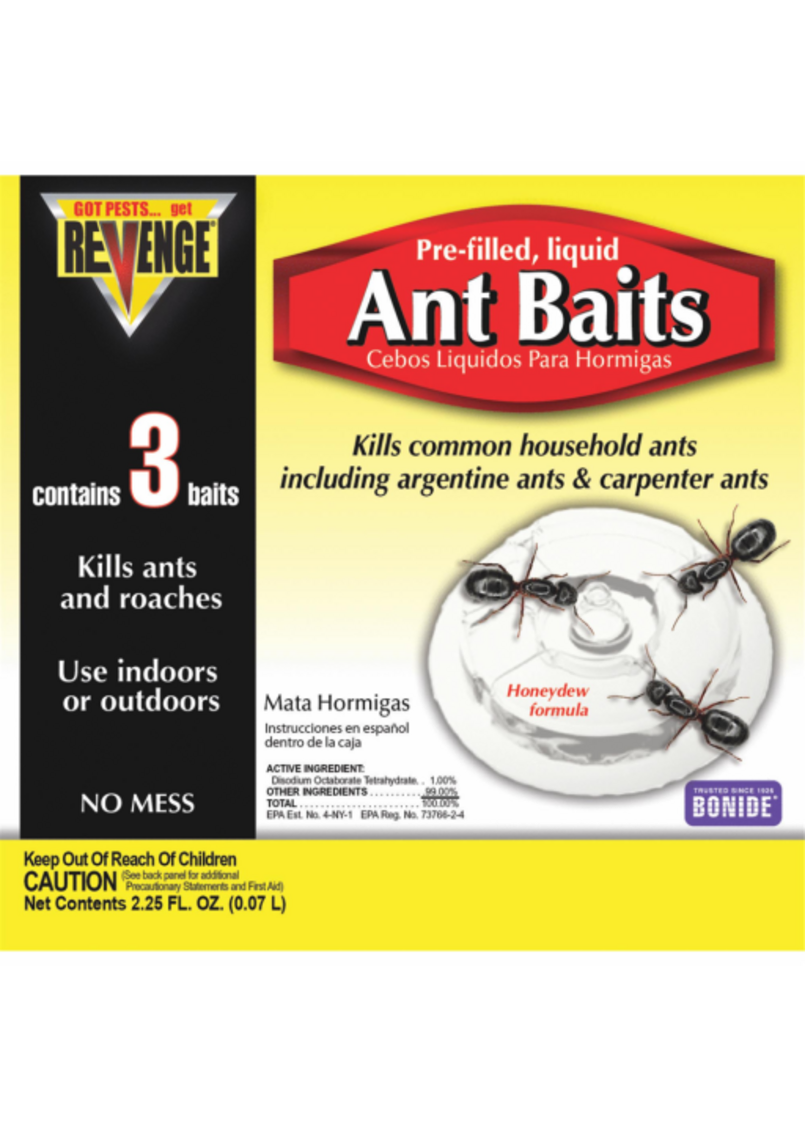 Bonide Revenge Liquid Bait Stations Ant Killer - 3 Pack
