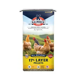 Kalmbach KALMBACH 17% CHICKEN LAYER PELLETS - 50 LB