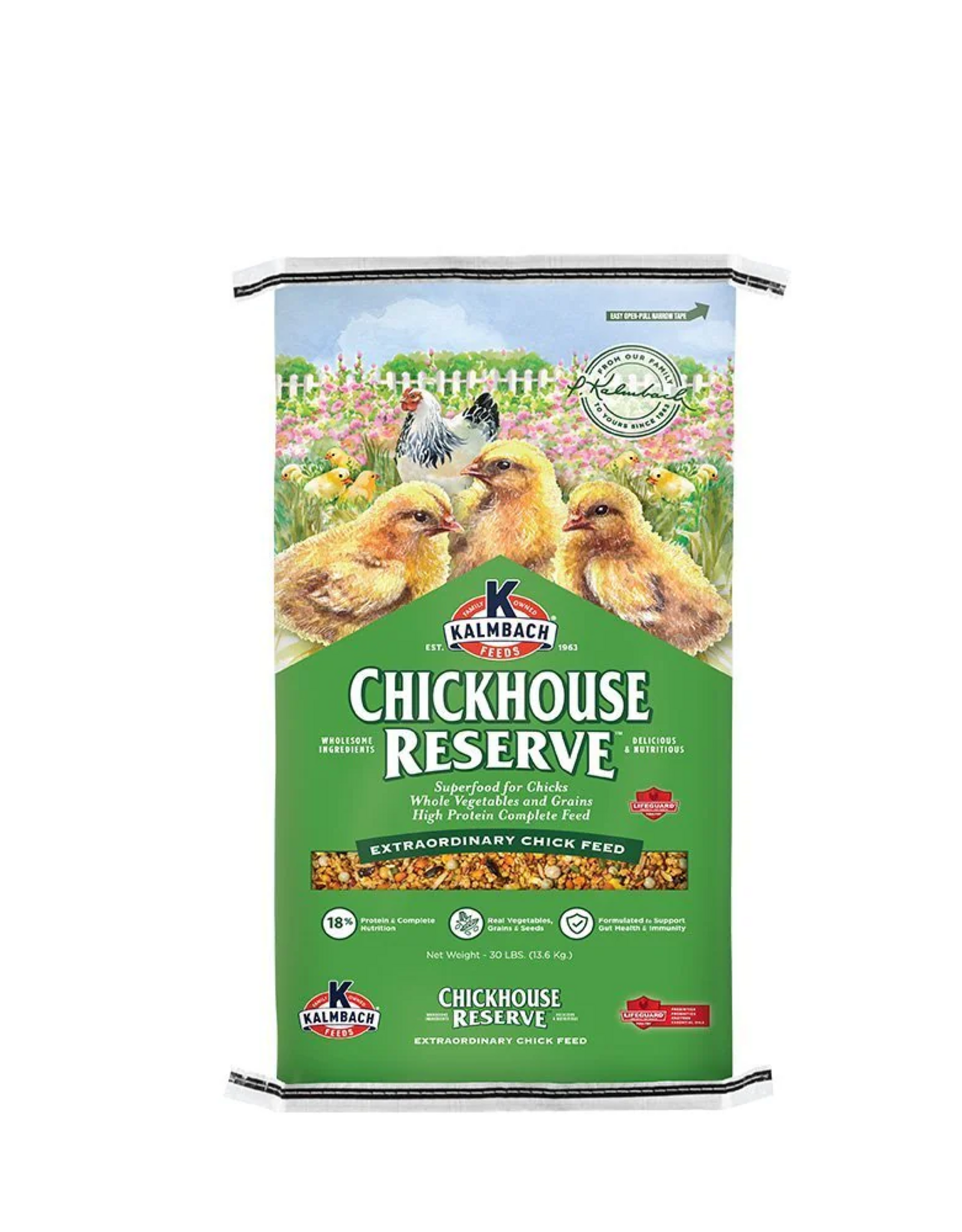 Kalmbach KALMBACH 18% CHICKHOUSE RESERVE TEXTURED - 30 LB