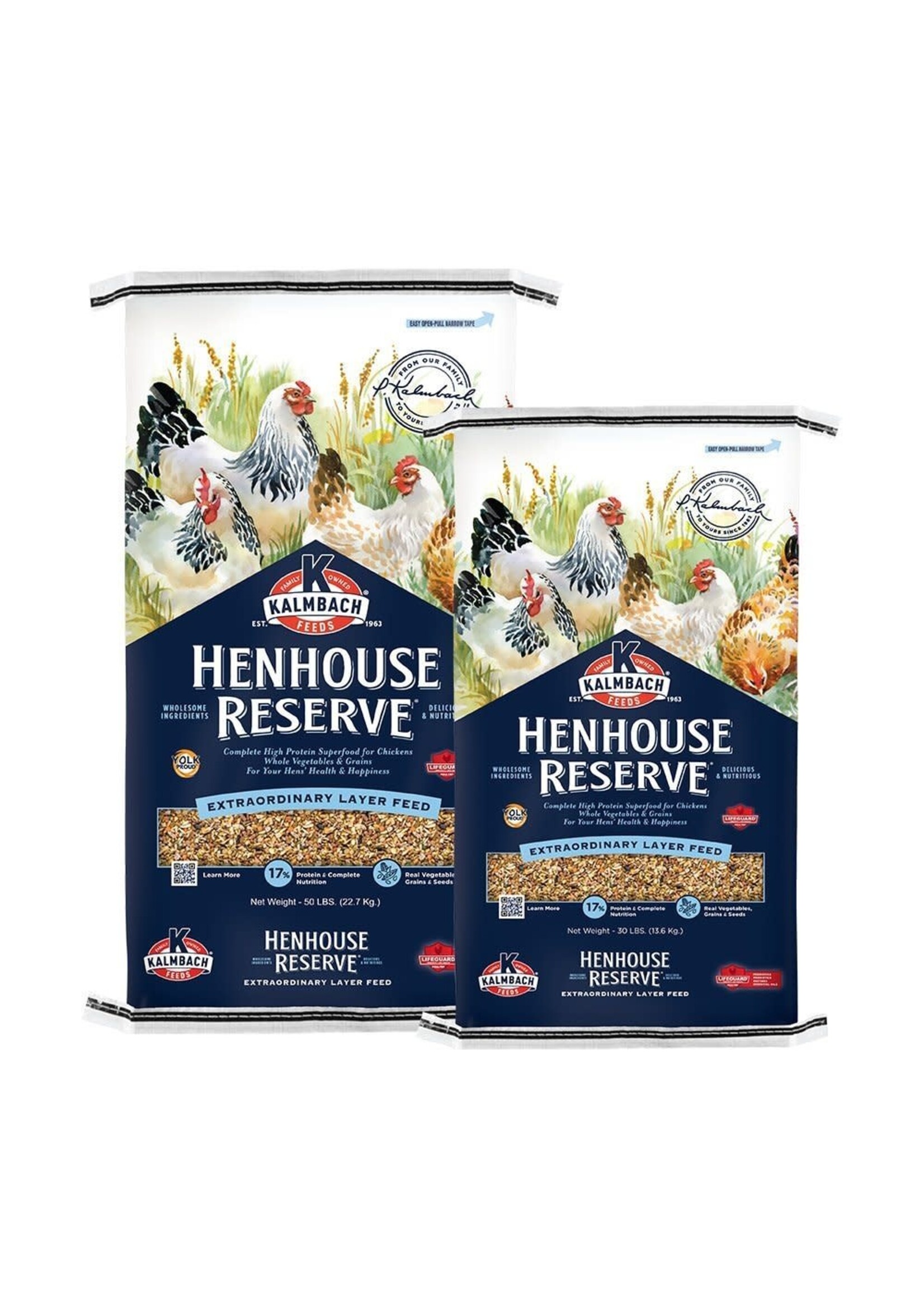 Kalmbach KALMBACH HENHOUSE RESERVE CHICKEN LAYER FEED - 50 LB