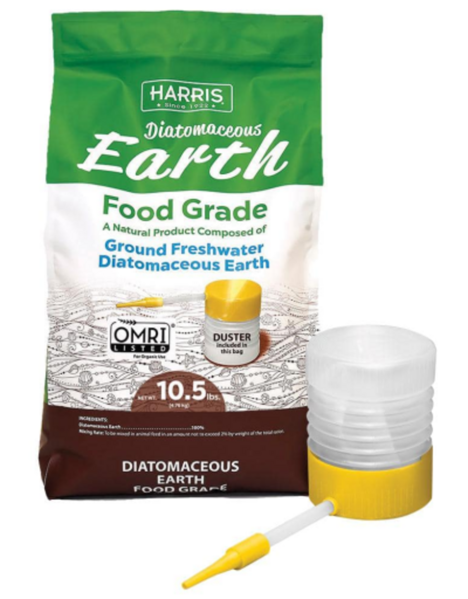 Harris Harris Diatomaceous Earth Food Grade Natural Insect Killer - 10.5 lb