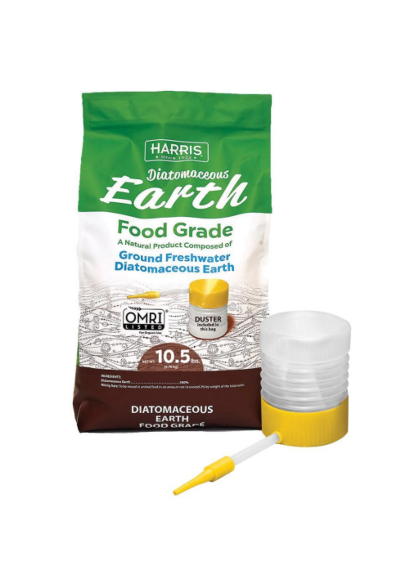Harris Harris Diatomaceous Earth Food Grade Natural Insect Killer - 10.5 lb