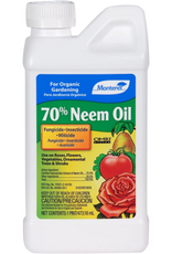 Monterey Monterey 70% Neem Oil Fungicide Insecticide Miticide Concentrate Organic 16 Fl Oz