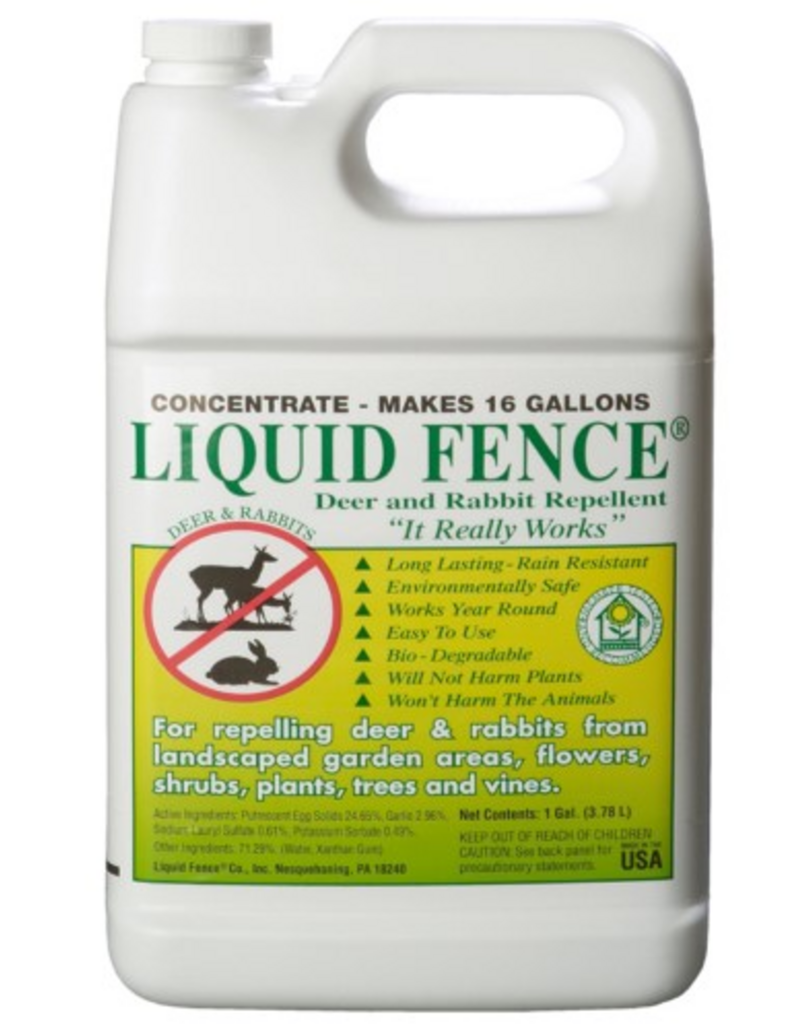 Liquid Fence Liquid Fence Deer & Rabbit Repellent Concentrate - 1 Gallon