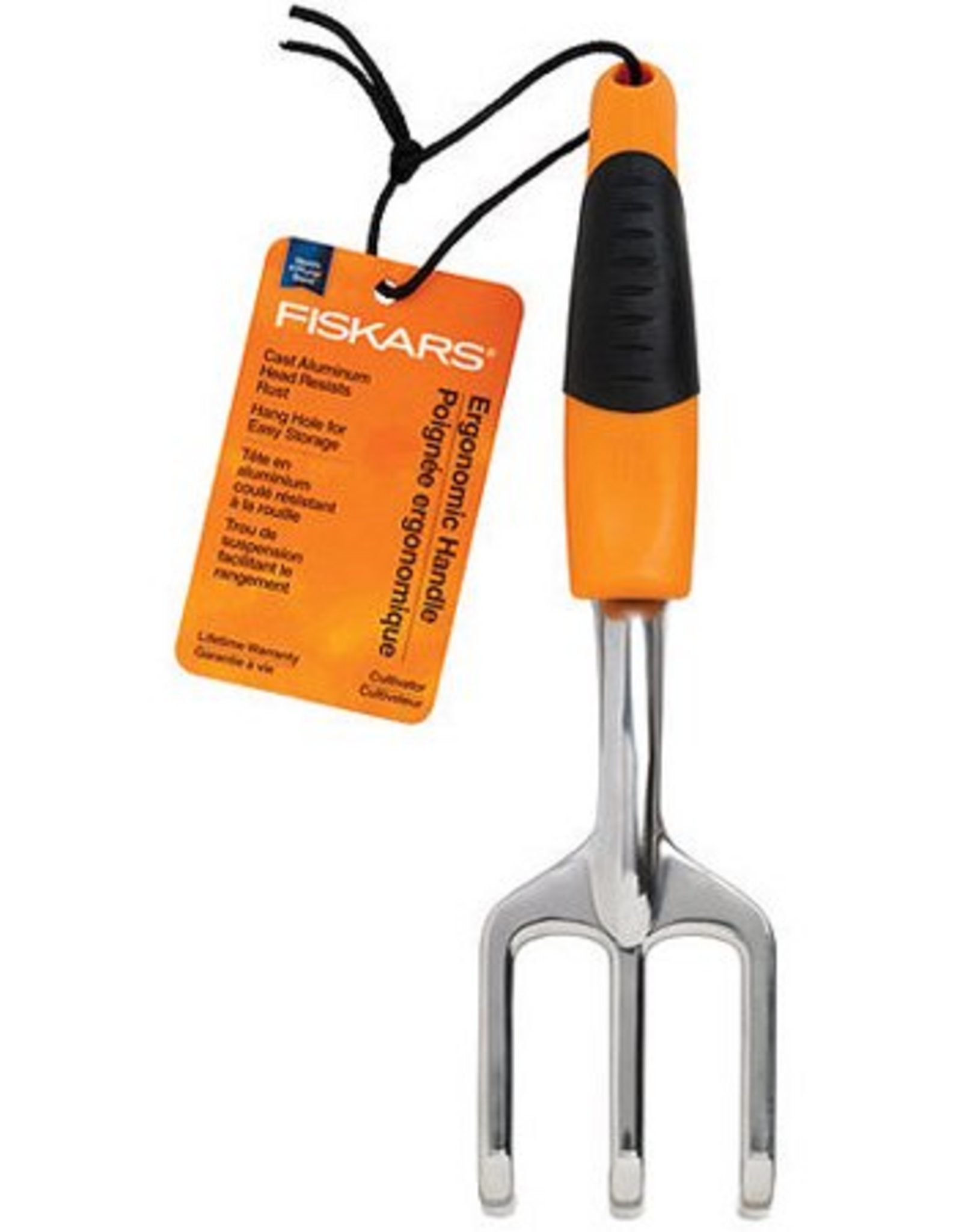 Fiskars Fiskars Ergo Cultivator Garden Tool with Aluminum Head and Ergonomic Handle