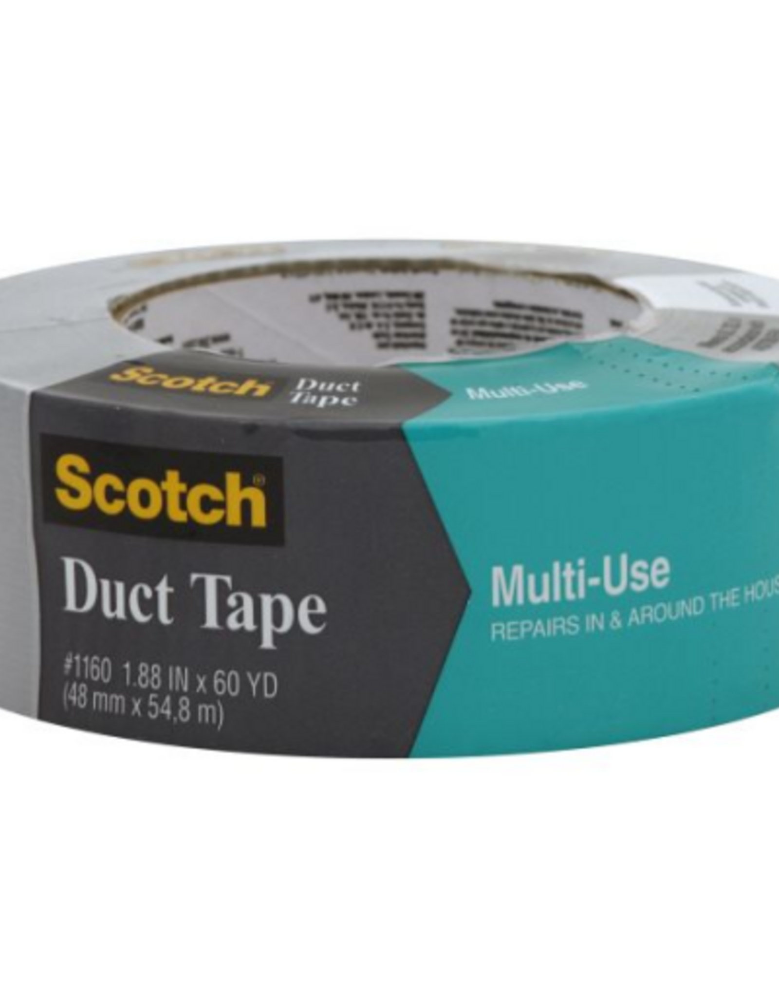 3M 3M Multi-Use Duct Tape  1.88 in x 60 yd  Gray  1 Roll/Pack