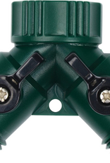 Melnor Melnor 2-Way Hose Shut Off Valve Plastic