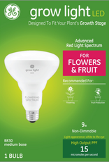 GE GE Grow LED Light Bulbs for Fruits and Flowers Indoor Floodlight - 9 Watts, Medium