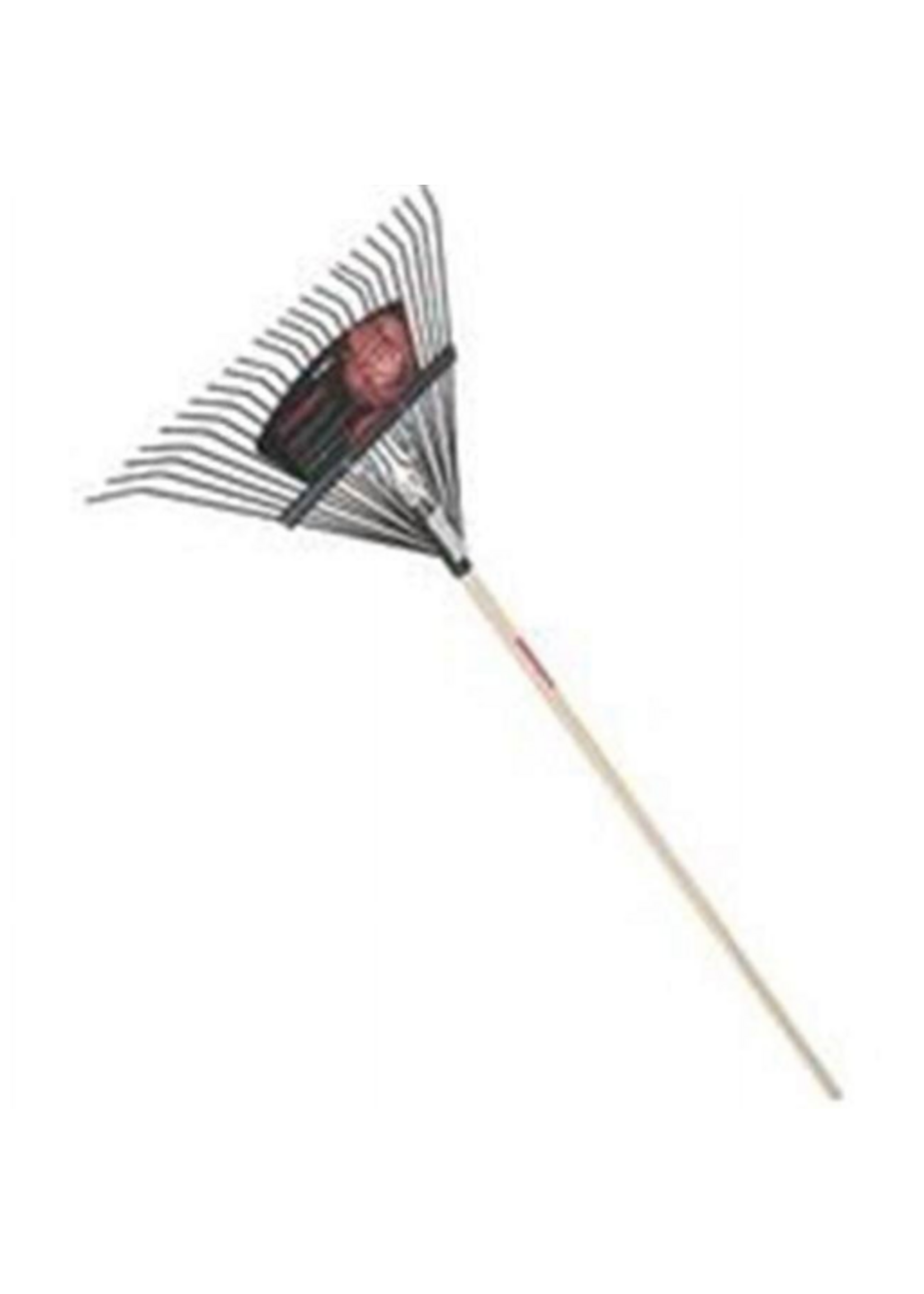 RAZOR-BACK Leaf Rake Steel Tine, 24 -Tine - Hardwood Handle - 54 in L Handle