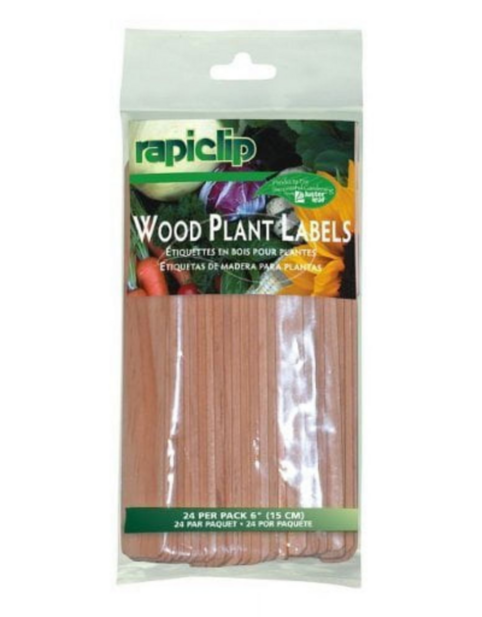 Rapiclip Wood Garden Marker & Plant Label