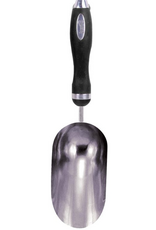 Bond Bond Steel Hand Scoop Poly Handle - Black